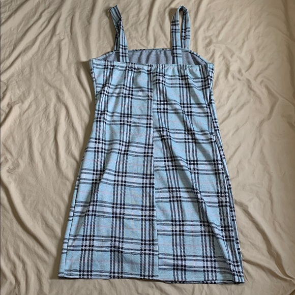 Rue21 Blue Plaid Mini Dress - Picture 3 of 3